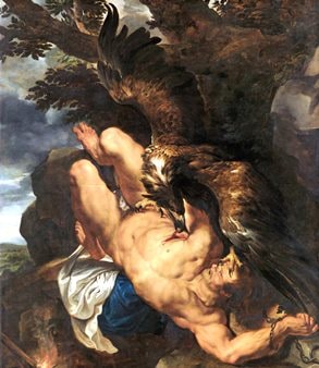 Prometheus Bound: pintura a óleo de Peter Paul Rubens (1957 - 1640).