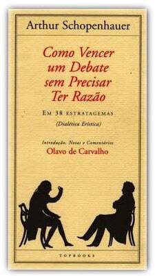 Capa da obra: "Como vencer um debate sem ter razão".