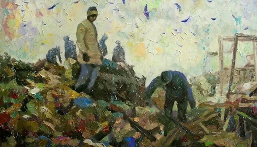 Obra: "Landfill No. 5", de Mikhail Rudnik.