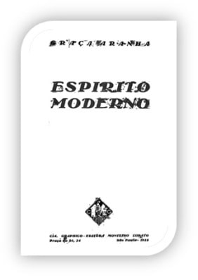 Capa do Livro "Espirito Moderno", de Graça Aranha.