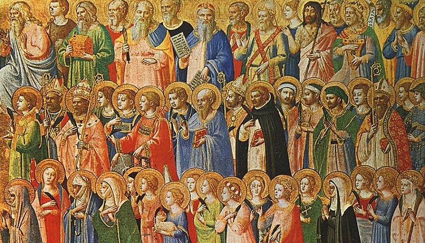 The Forerunners of Christ with Saints and Martyrs, Fra Angelico, 1423-1424, The National Gallery, London