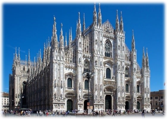 Catedral Gótica de Milão, Itália.