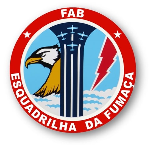 Logotipo do Esquadrão de Demonstração Aérea. Popularmente conhecido como "Esquadrilha da Fumaça".