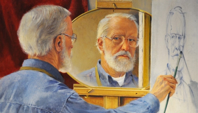 Recorte da obra: "All Done with Mirrors", criada pelo artista americano Charles L. Peterson.
