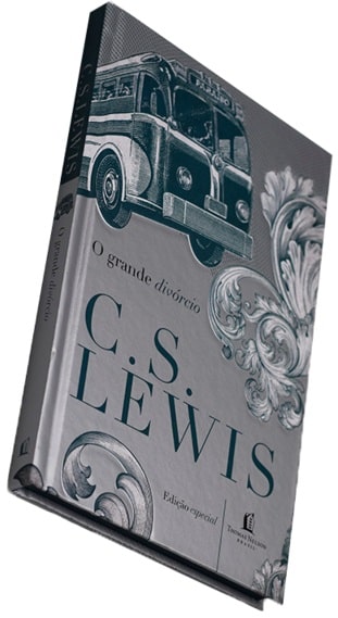 Capa da obra: "O grande divórcio", escrita por C. S. Lewis.