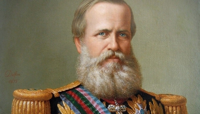 Obra "Dom Pedro II" (1875), do pintor brasileiro Delfim da Câmara (1834 - 1916).