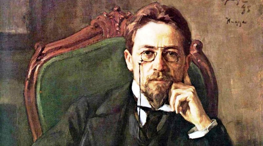 Obra: "Anton Chekhov" (1898), por Osip Braz (1873 – 1936).