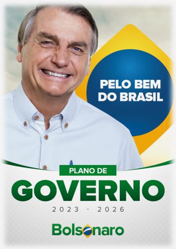 Bolsonaro: Capa do Plano de Governo 2023 - 2026.