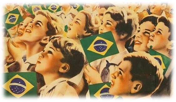 Jovens brasileiros do passado (tamanho pequeno)