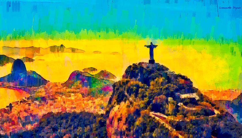 Obra: "Rio de Janeiro" (2017), por Leonardo Digenio