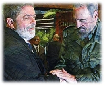 Companheiros Lula e Fidel