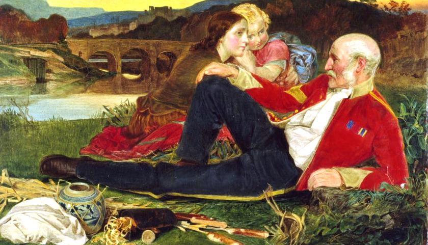 Obra: "Outono" (1860 - 1962), por Anthony Frederick Augustus Sandys (1829 - 1904).