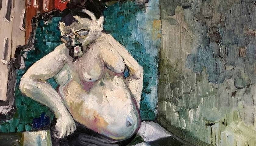 Obra “Fat Guy”, por Patrick Rafferty