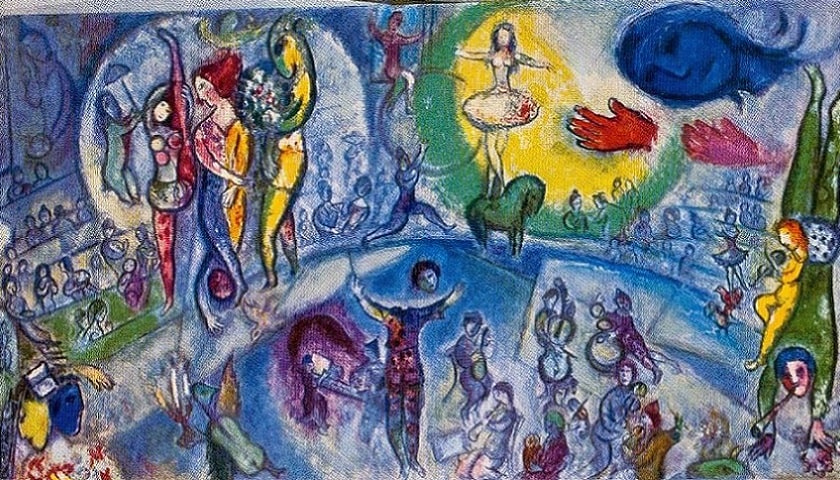 Obra: "Gran Circo" (1956), por Marc Chagall (1887 - 1985)