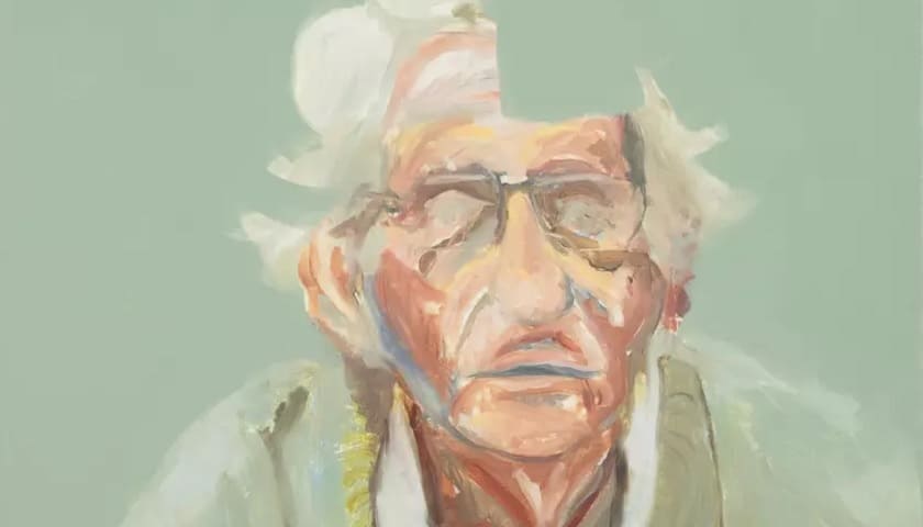 Obra "Noam Chomsky" (2007), por Abshalom Jac Lahav.