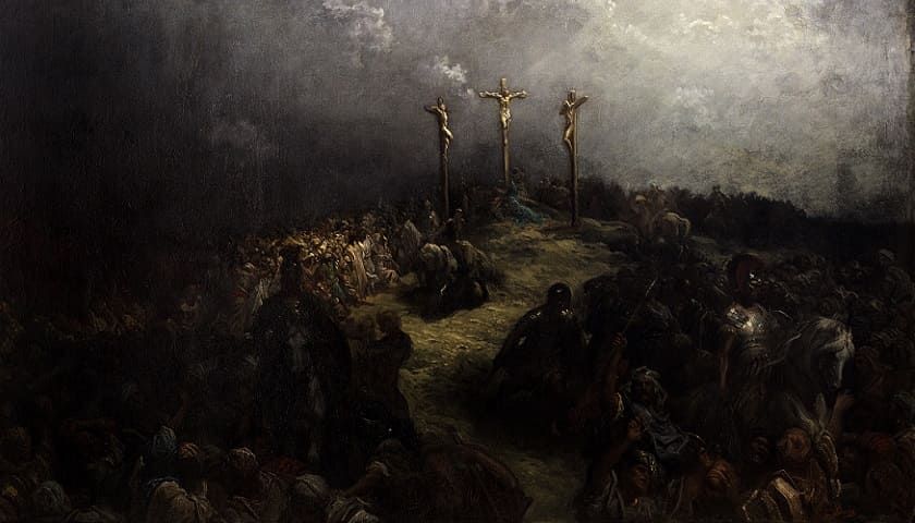 Obra: "O Calvário" (1877), por Gustave Doré (1832 - 1883).