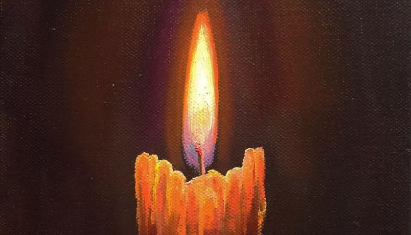 Obra: "Eternal flame" (2016), por Diana Janson.