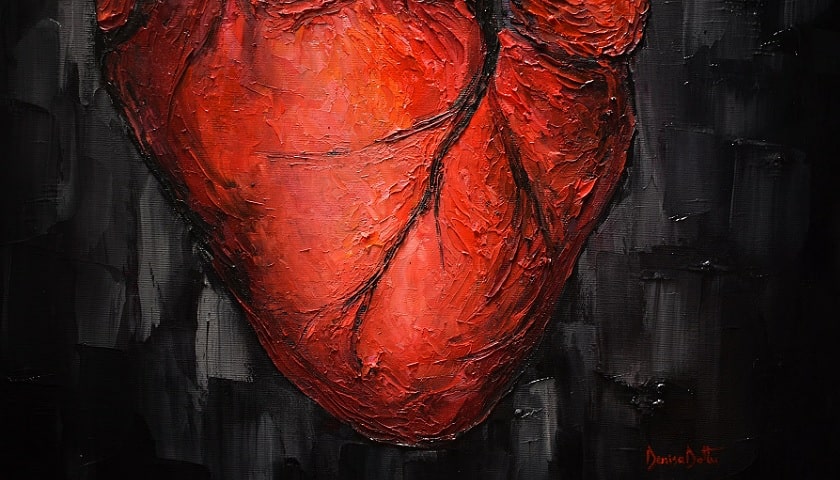Obra: "Human heart", por Denisa Laura.