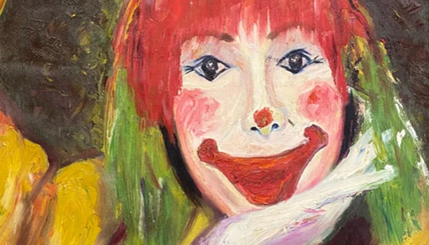 Obra: "Cheerful Clown", de Shaida.