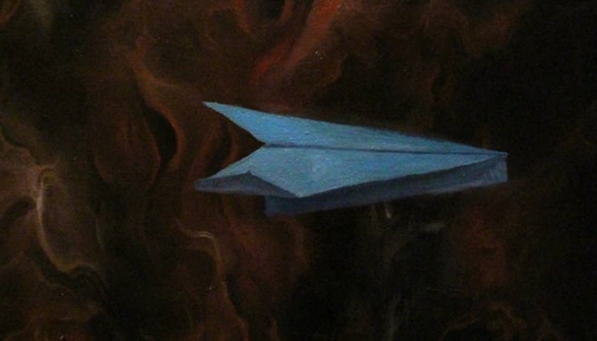 Obra: "Paper Plane", por Bujanita M. Paul.