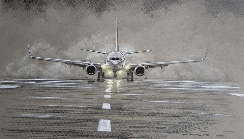 Obra "Airplane", por Elena Epifantseva.