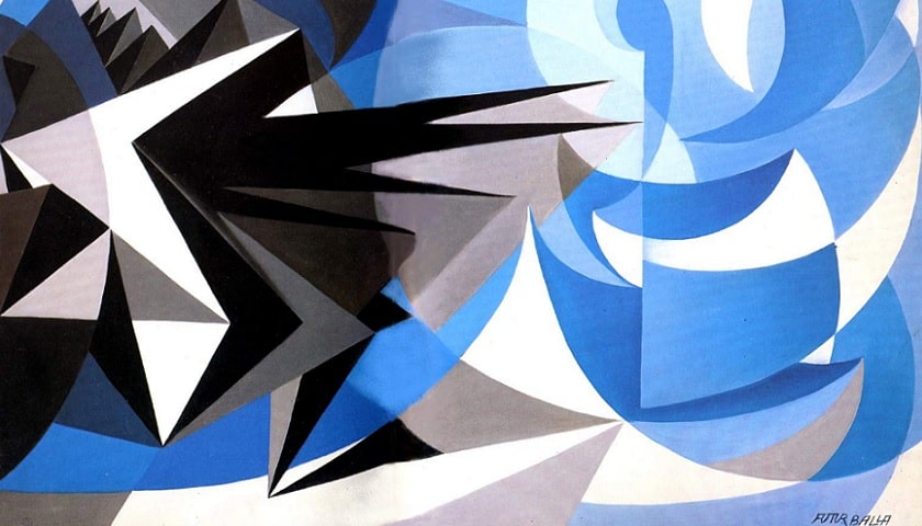 Obra: "Pessimism and Optimism" (1923), por Giacomo Balla (1871 - 1958).