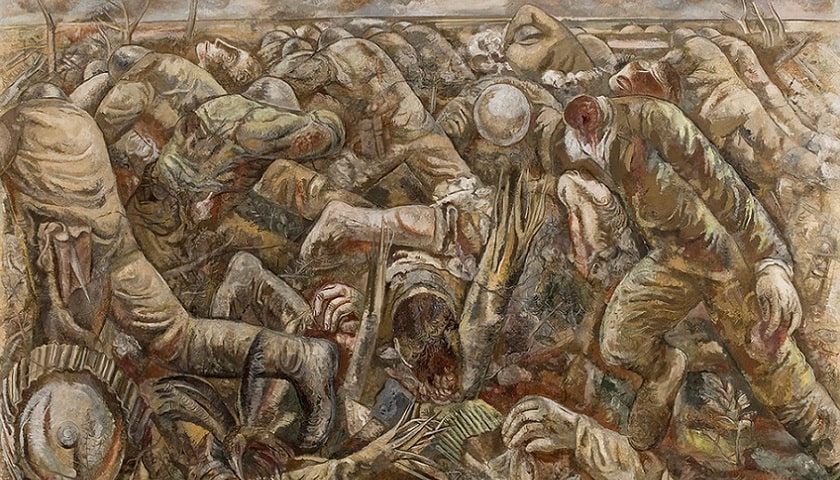 Obra: "Guerra" (1942), por Lasar Segall (1889 - 1957).