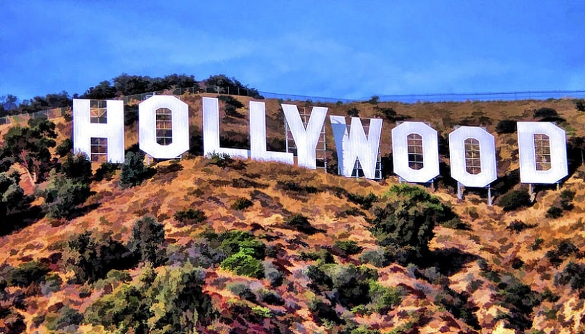 Obra: "Hollywood Sign", de Christopher Arndt.