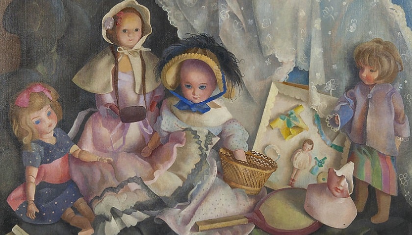 Obra: "Dolls" (1948), de Sarika Góth (1900 - 1992)
