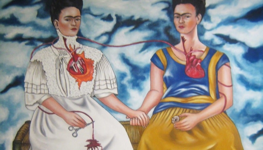 Obra: "As duas Fridas" (1939), de Frida Kahlo (1907 - 1954).
