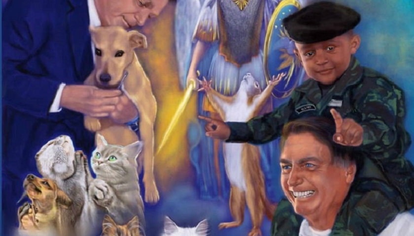 Obra "Bolsonaro", por Lucimary Billhardt.