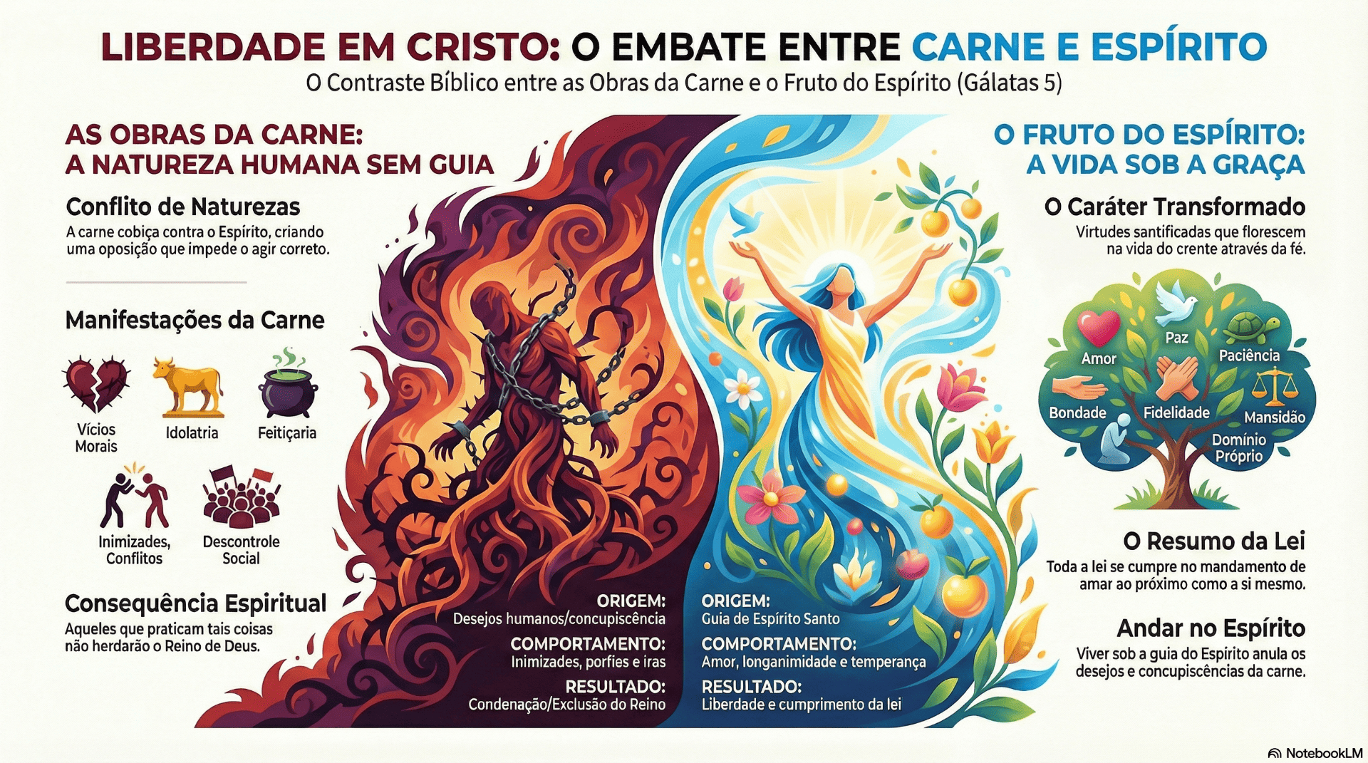 Liberdade em Cristo: o embate entre Carne e Espírito