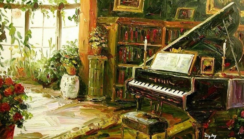 Obra: "Piano", de kikooyou. Detalhes em: https://www.etsy.com/pt/listing/666345020/pintura-de-piano-de-casa-interior