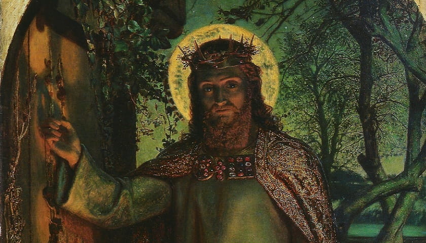 Recorte da obra: "The Light of the World" (1851–1854), de William Holman Hunt (1827–1910).