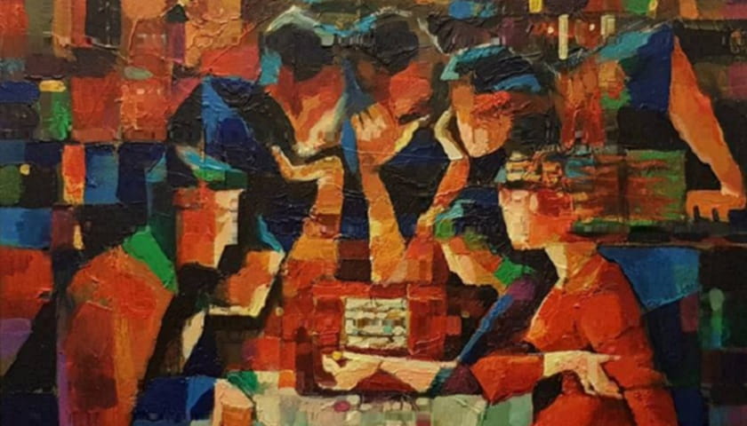 Recorte da obra: "Radio", de Soukias Torosyan.
