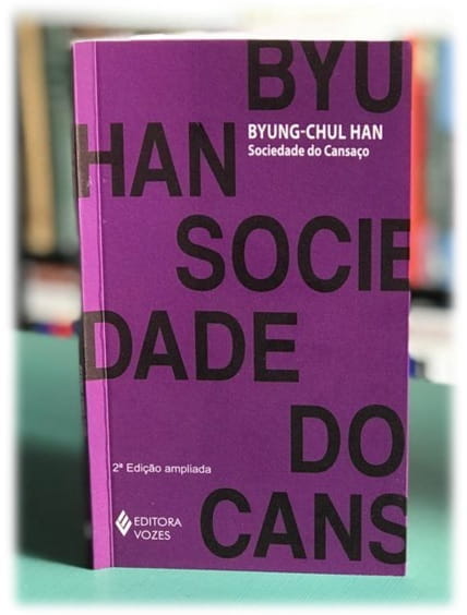 Capa da obra: "Sociedade do Cansaço", de Byung-Chul Han.