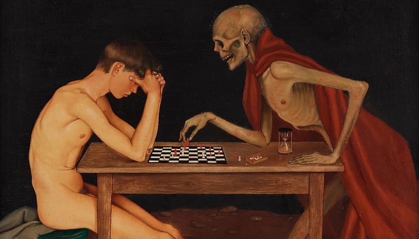 Recorte da obra: "Victoria Mortis" (1921), de Owe Zerge (1894-1983).