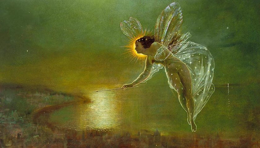 Recorte da obra: "Spirit of the Night" (1879), por John Atkinson Grimshaw (1836-1893).