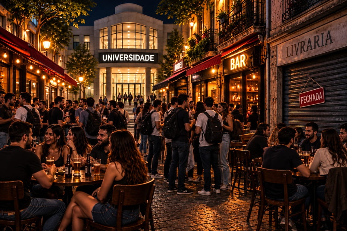 Aos arredores de uma universidade
